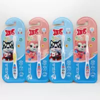 可洁可净 k303d 2-12岁软毛防滑手柄儿童牙刷 三笑集团 粉色