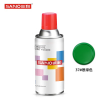 三和(SANVO)普通自喷漆手喷漆 轮毂改色划痕修复 350ML 37#葱绿色 单位:瓶