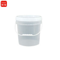 食品级塑料桶密封桶小水桶龙虾打包桶(塑料桶(10L透明 带提手))