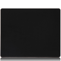 SH 耐磨鼠标垫 黑色鼠标垫 简约滑鼠垫 纯黑 240*320*3mm