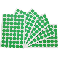 圆点贴纸不干胶圆形标签标贴圆点3CM10张540枚(绿色)