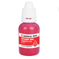 齐心(COMIX) B3711 快干原子印油 30ML 红(单位:瓶)
