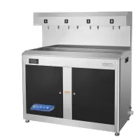 乐创(lecon)商用直饮水机过滤净水器 380v 学校工厂直饮机大型温热水机不锈钢全自动电热烧水器 一开三温HK-4K