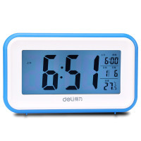 得力8801多功能电子钟(白) 钟表(单位:只)