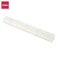 得力(deli) 财务装订机专用 透明装订铆管Φ4.8mm*500mm 100支/盒装 3847