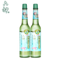 六神驱蚊花露水195ml*2瓶冰莲香型驱蚊液防蚊水夏季清凉户外有效驱蚊止痒清凉消暑 玻璃瓶[冰莲香型]195ml*2瓶