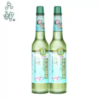 六神驱蚊花露水195ml*2瓶冰莲香型驱蚊液防蚊水夏季清凉户外有效驱蚊止痒清凉消暑 玻璃瓶[冰莲香型]195ml*2瓶