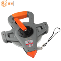 雄狮尼龙覆膜钢化卷尺 防水卷尺 不伤手金属轴心卷尺 N2020 50米 一把装