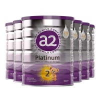 6罐装 | 澳洲a2 Platinum 白金版 幼儿配方奶粉2段(6-12个月)900g/罐 新西兰原装进口
