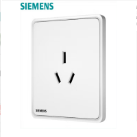 西门子(SIEMENS)开关插座 16A三孔插座面板 空调热水器适用 灵蕴辰曦白