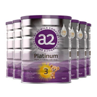 6罐装 | 澳洲a2 Platinum 白金版 配方奶粉3段 (1-3岁)900g/罐 原装进口[效期至27年9月]