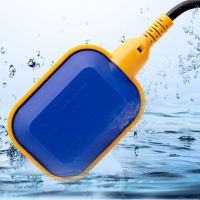 方形浮球开关水塔水位感应器全自动上水控制器继电8米液位传感器, 电子浮球液位开关 EM15-2 3米长