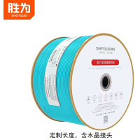 胜为/shengwei SW-F6AH-03B 超六类双屏蔽网线成品网线 3m 一根