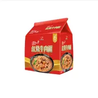 统一 方便面 红烧牛肉味 五连包