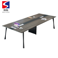 帅畅会议桌长桌简易桌工作桌马蹄桌4米会议桌普通款