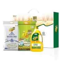 中粮福临门 米面油礼盒 大米2.5kg+白面2.5kg+黄金产地玉米油1.8L