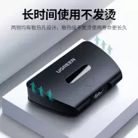 绿联 40207 HDMI黑色分配器一进二出1进2出4K数字高清视频分屏器显示器机顶盒接一分二 1个