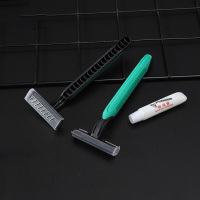 b2V 一次性剃须刀 手动刮胡刀3层刀片便捷独立包装10支/套 单套装