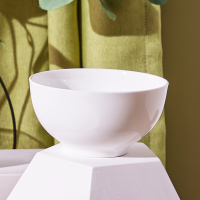 萃姿尔(TRESOR)密胺碗塑料碗 食堂专用仿瓷碗餐具13.5cm