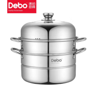 德铂(Debo) 奥格斯堡不锈钢多用双层蒸汤锅 28cm DEP-285