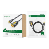 绿联(UGREEN)USB转RS232串口线一米线