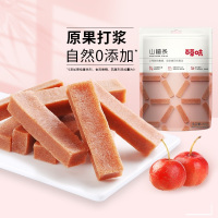 百草味(BE&CHEERY) 山楂条228g/袋 果丹皮干山楂干片蜜饯果干果脯童年零食小吃怀旧休闲食品