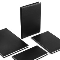 广博 GBP20085 25K 143*205mm 80张/本 皮面记事本 黑色