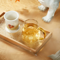 共禾京品 万狮如意茶水分离杯