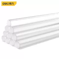 得力(deli)高粘性热熔胶枪胶棒胶条10支装 11mm*200mm应急常备 DL5043 1件