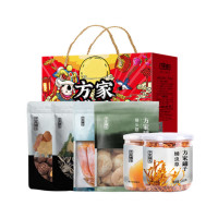 方家铺子 海产菌菇礼盒贤礼952g/礼盒装 节日送礼 员工福利 企业团购 干贝 鱿鱼干 香菇 黑木耳 蛹虫草 猴头菇