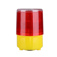 中东强道路施工安全LED太阳能警示灯夜间频闪光