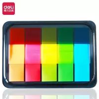 得力(deli)9060指示标签12*44mm(混)(单位:袋)