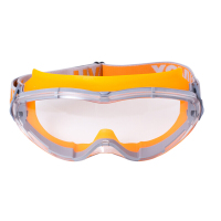 防护眼镜眼罩骑行防风沙防尘防雾护目镜 9002245 橙色 1副装