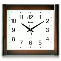 得力(deli)9008挂钟(土棕)(只)40*35cm(单位:个)