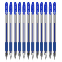 得力(deli)S55中性笔0.5mm半针管(蓝)(单位:支)