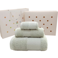 巾媒 水晶之恋毛巾浴巾方巾三件套 毛巾35*76 方巾34*34 浴巾70*145 一套(3套起订)
