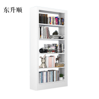 东升顺图书馆书架阅览室货架资料档案架钢制书架单面五层主架