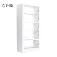 东升顺图书馆书架阅览室货架资料档案架钢制书架双面五层主架