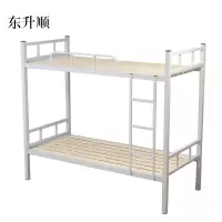 东升顺铁架床钢木床宿舍床灰色加厚型2000X900含床板