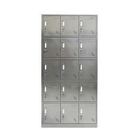 文灵不锈钢员工储物柜文件柜存放柜子更衣柜存包柜十五更衣柜