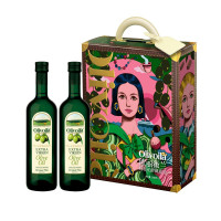 欧丽薇兰 Olivoilà 橄榄油特级食用油初榨橄榄油礼盒 750ml*2瓶
