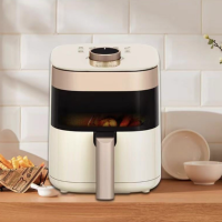 先科空气炸锅 XK-225A 单旋钮控时 米白色