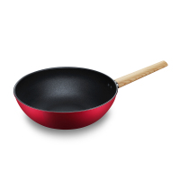 三禾不粘锅GLF2827中餐厅同款钛极天工不粘锅少油烟平底家用不粘炒菜锅