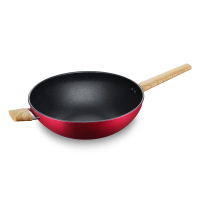 三禾不粘锅CLF3227中餐厅同款钛极天工不粘锅少油烟平底家用不粘炒菜锅