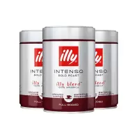 意利(illy)深度烘培咖啡粉 250g/罐 3罐装 黑咖啡 其他 进口咖啡粉 意大利进口