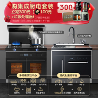 志高(CHIGO)JJZY-T16体感右蒸左烤炖炸集成灶液化气+900MM超声波清洗集成水槽洗碗机集成厨电套装