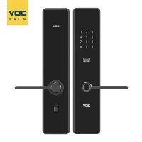 HUAWEI HiLink VOC指纹锁 智能门锁 家用防盗门木门电子密码锁指纹锁 X6 高端黑 标准版