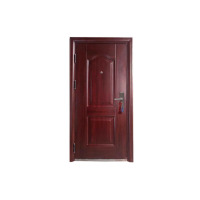 园壹门业 入户防盗门自带指纹锁 冷轧钢板 78X200CM