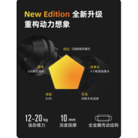 每物智能健康专业级双模筋膜枪 按摩枪肌肉筋膜放松器颈摩枪经膜仪 可无线充电