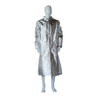 美康 MKP-12 防火大衣 铝箔隔热 耐1000度高温 冶金隔热服 衣长1.3m 银白 一件